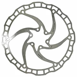 Ashima ARO-08 Silber 6Loch 180mm Bremsscheibe