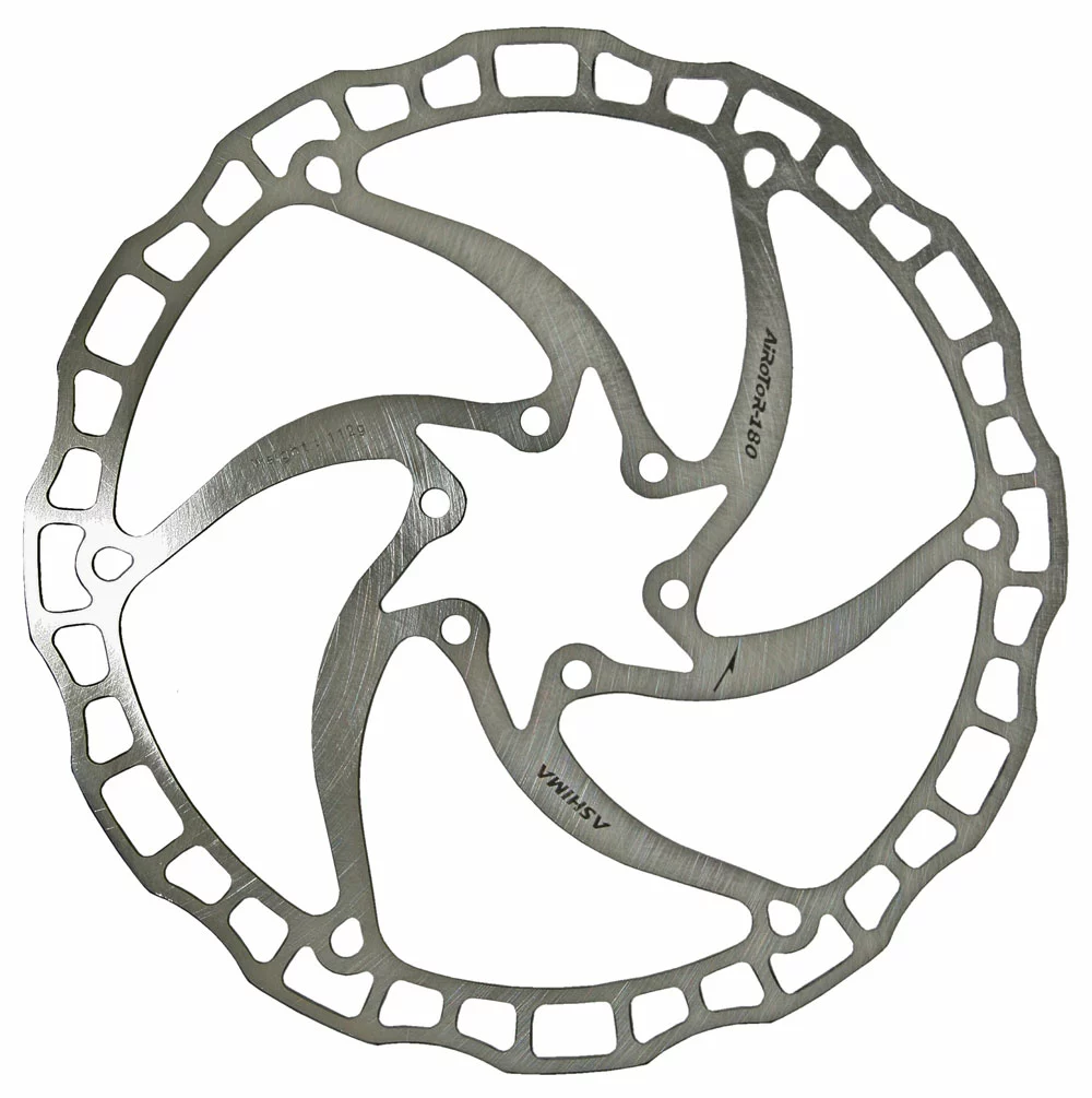 Ashima ARO-08 Silber 6Loch 180mm Bremsscheibe 3 Ashima ARO-08 Silber 6Loch 180mm Bremsscheibe