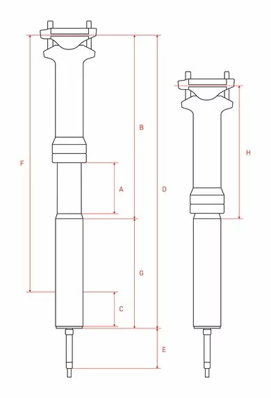 DT Swiss D 232 One Intern 60mm/400mm/30.9mm Sattelstütze 4 DT Swiss D 232 One Intern 60mm/400mm/30.9mm Sattelstütze – Bild 2