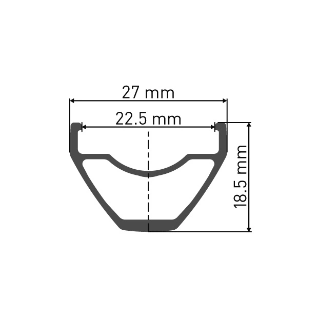 DT Swiss X 412 27.5" 32 Loch Felge 4 DT Swiss X 412 27.5" 32 Loch Felge – Bild 2
