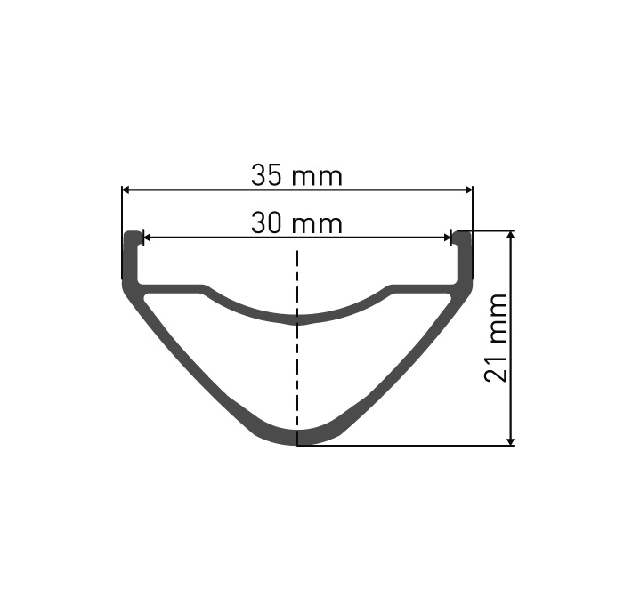 DT Swiss XM 481 29" 28 Loch Felge 4 DT Swiss XM 481 29" 28 Loch Felge – Bild 2