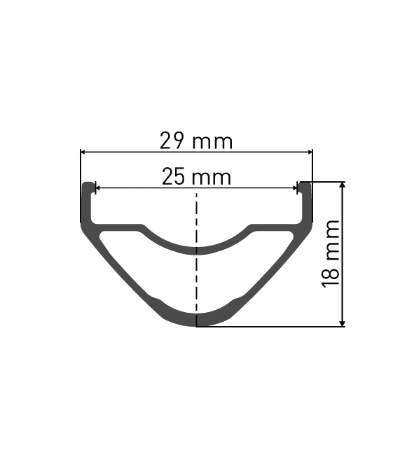 DT Swiss XR 391 29" 32 Loch Felge 4 DT Swiss XR 391 29" 32 Loch Felge – Bild 2