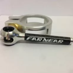 Far And Near QR Clamp Carbon-Alloy 31.8mm Silber Sattelstützenklemme