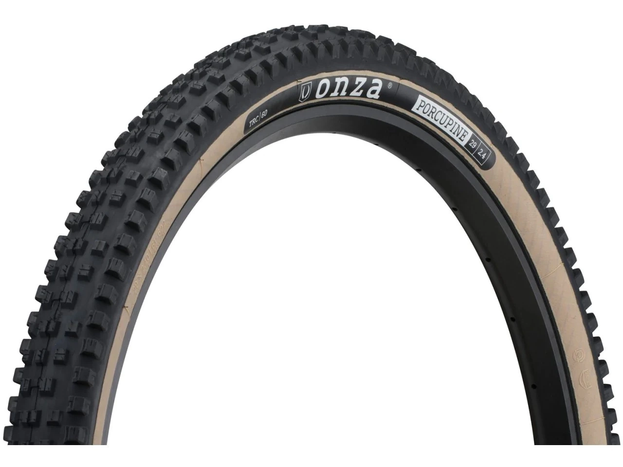 Onza Porcupine TRC Trail Casing Medium Compound 60 60 TPI Tubeless Ready Skinwall 29x2.40 Reifen 3 Onza Porcupine TRC Trail Casing Medium Compound 60 60 TPI Tubeless Ready Skinwall 29x2.40 Reifen