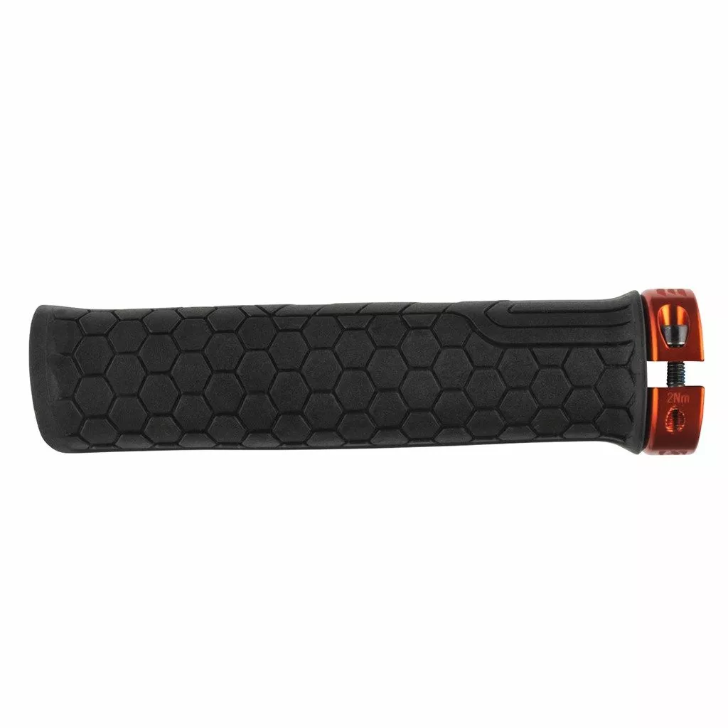 Race Face Getta Grip Lock-On 33mm Black/orange Lenkergriffe 5 Race Face Getta Grip Lock-On 33mm Black/orange Lenkergriffe – Bild 3