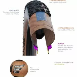 Schwalbe Racing Ralph Addix Speed Super Race Tubeless Easy 29x2.35 Transparent Reifen 11 Schwalbe Racing Ralph Addix Speed Super Race Tubeless Easy 29x2.35 Transparent Reifen -Günstiges fahrraogriffen Geschäft schwalbe super race