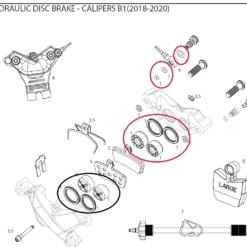 Sram Caliper Hardware Kit Bremssattel Für Die Code R/RSC