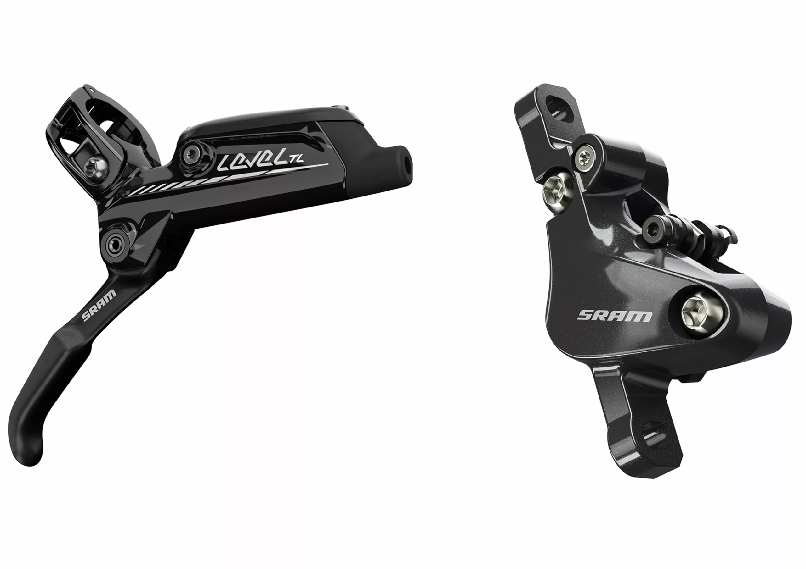 Sram Level TL Gloss Black Scheibenbremse Vorne 3 Sram Level TL Gloss Black Scheibenbremse Vorne