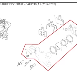 Sram Caliper Piston Kit Bremssattel - Kolbenkit Für Die Level TL (ab 2017)
