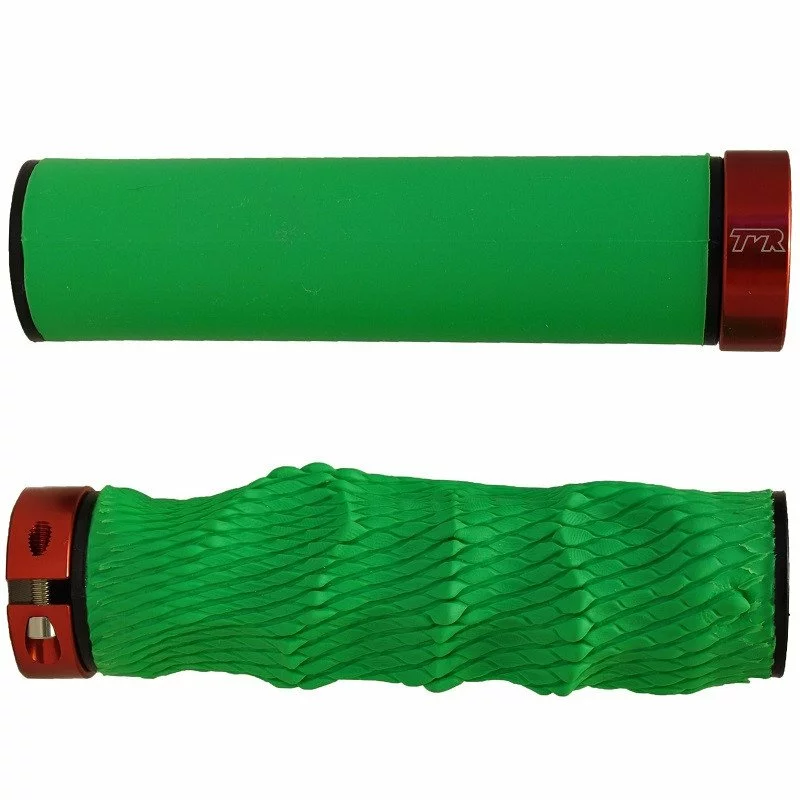 TMR Designs Imprint Grips Standard Grün/rot Lenkergriffe 3 TMR Designs Imprint Grips Standard Grün/rot Lenkergriffe