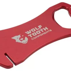 Wolf Tooth Bottle Opener With Rotor Truing Slot Red